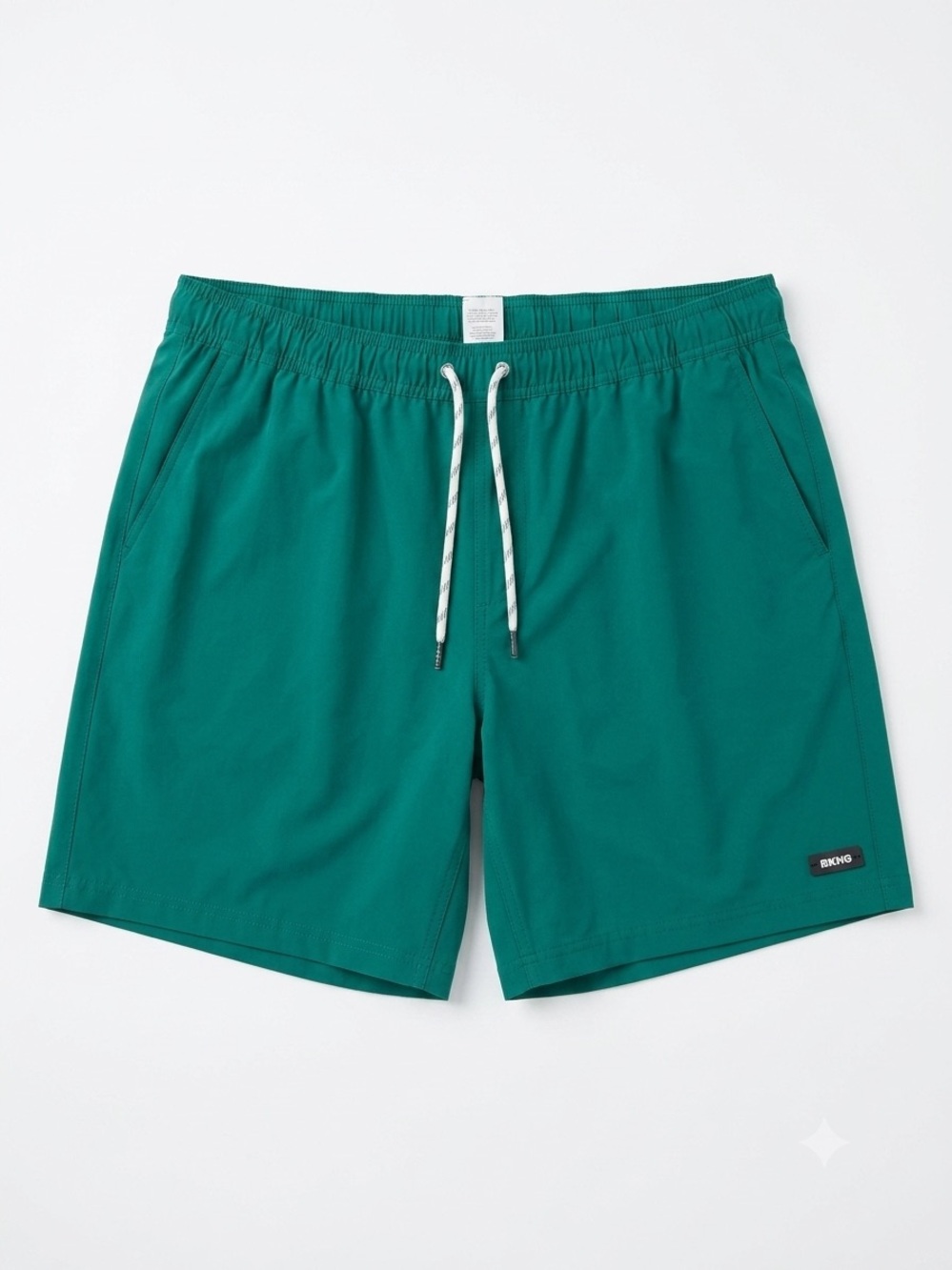 Men's Alaska hard gear  AKHG Teal Elastic Waist Swim Trunks. Size 2XL